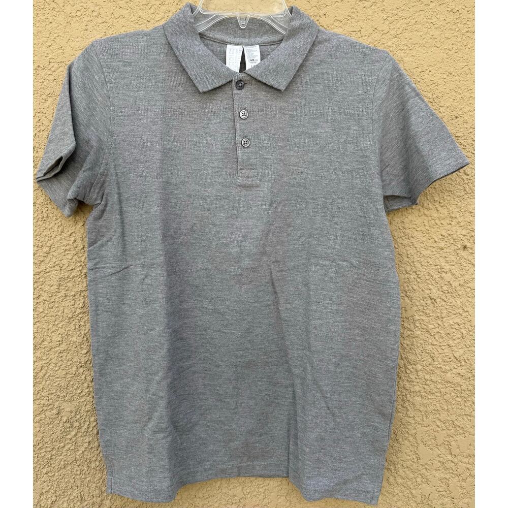 Polo Boys Youth Large Gray Golf Logo NWT